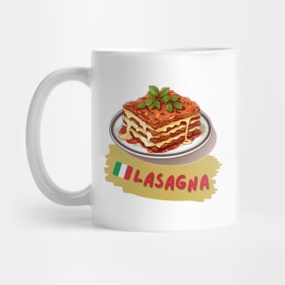 Lasagna | Italian cuisine | Traditional Food Mug